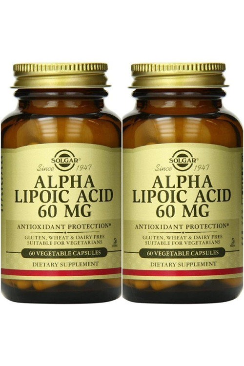 Alpha Lipoic Acid 60 Mg 60 Kapsül 2 Adet