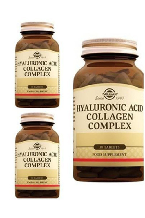 Hyaluronic Acid Collagen Complex 30 Tablet 3 Adet