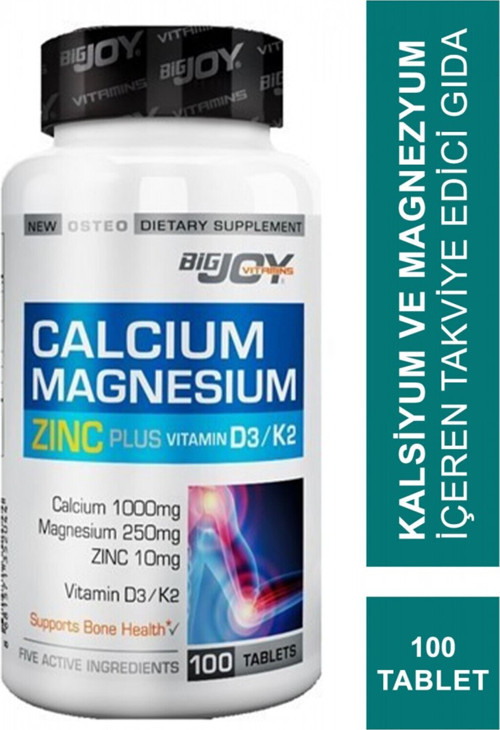 Calcium Magnesium Zinc Plus 100 Tablet 2 Adet