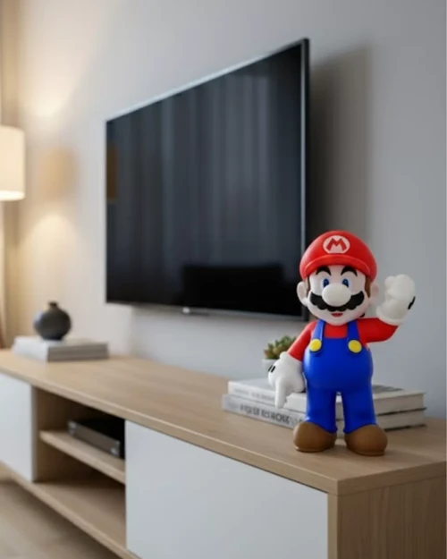 ieg™ 3D Süper Mario Dekoratif Biblo Koleksiyonluk Oyun Karakteri Figürü