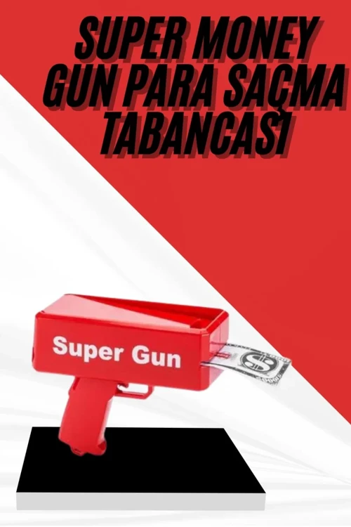 ieg™ Para Dolar Atma Makinası Super Money Gun Para Saçma Fırlatma Tabancası