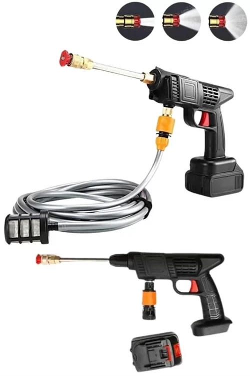 ieg™ Akülü Oto Araç Yıkama Yüksek Basınçlı Araba Yıkama Makinesi Şarjlı