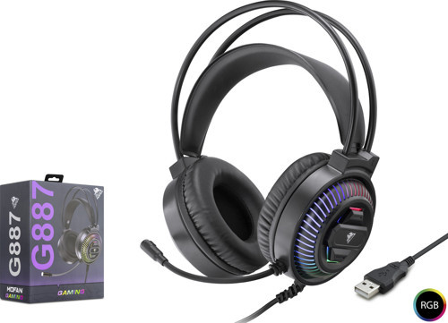 ieg™ Kulaklik Usb Rgb 7.1 - Si̇yah G887