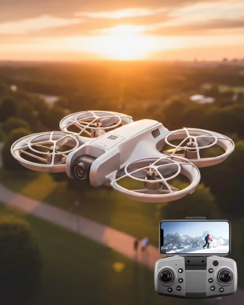 ieg™ Mini Drone Kameralı Headless Mod LED Işıklı Akıllı Uçuş Sistemi