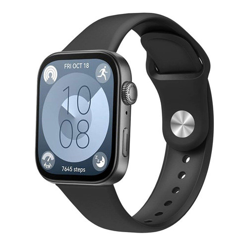 Huawei Watch Fit 3 Krd-11 22Mm Silikon Kordon Siyah