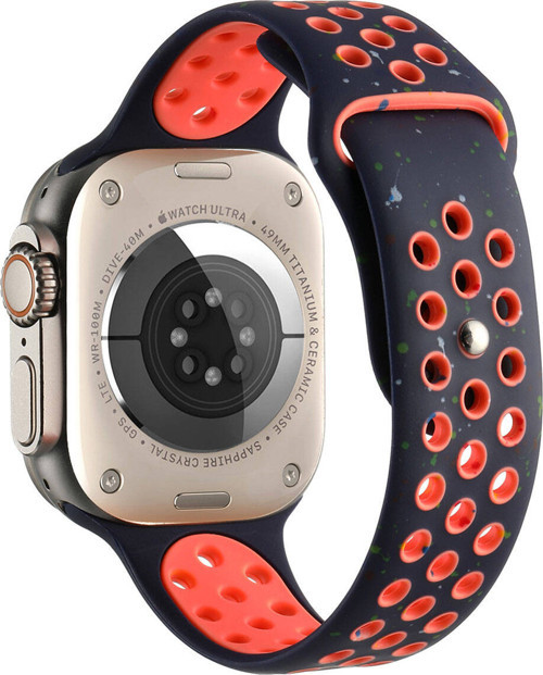 Watch 44mm Kordon Yeni Seri 2023 KRD-02 Silikon Kordon Kayış