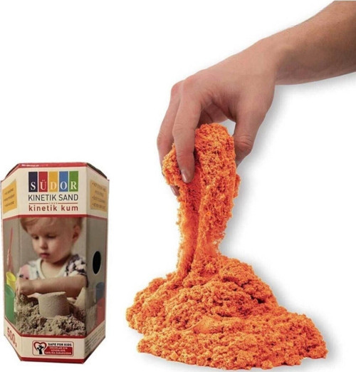 Kinetik Kum Kovalı ( 500 Gram ) Turuncu