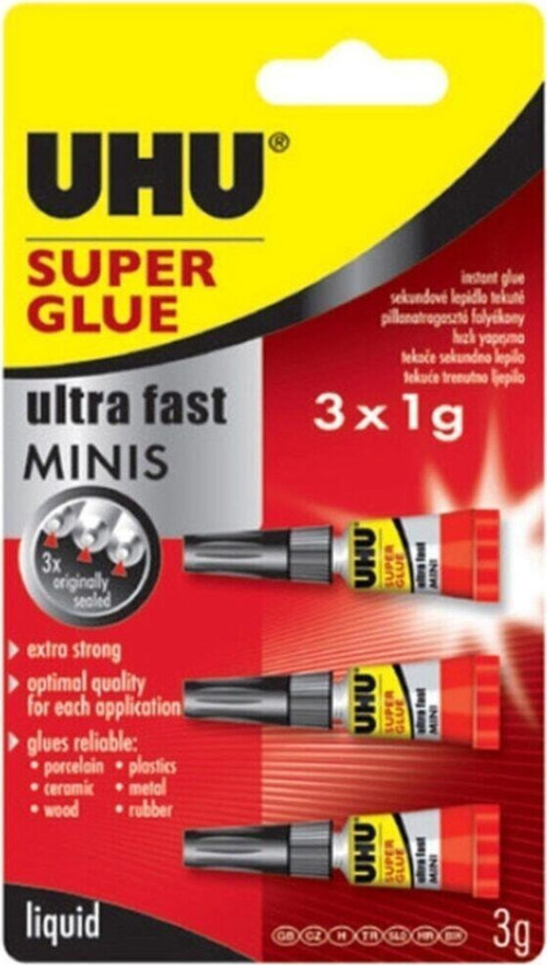 Süper Glue 3'Lü Mini Yapıştırıcı 45420