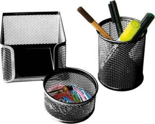Masaüstü Kalemlik Set 3 Lü Siyah K7811