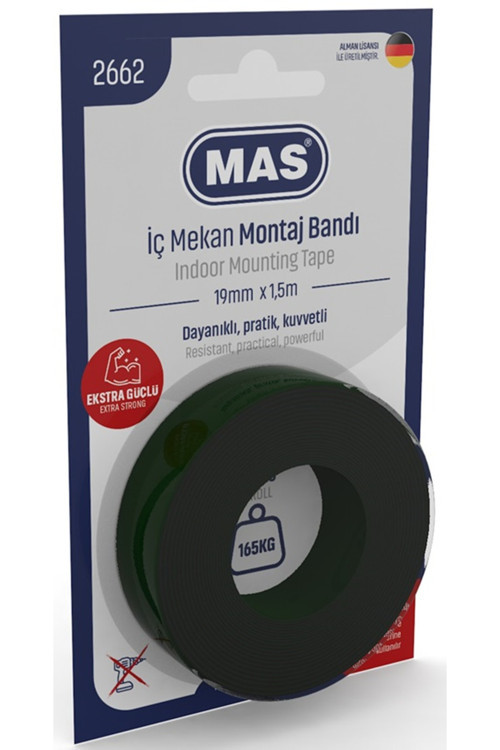 Montaj Bandı İÇ Mekan Extra GÜÇLÜ 19Mm X 1,5M 2662 1 Adet