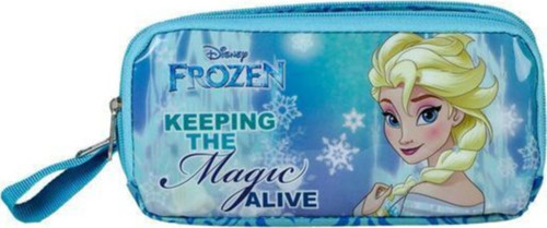 Frozen Lisanslı Kalem Çantası - Elsa Kalemlik İki Bölmeli