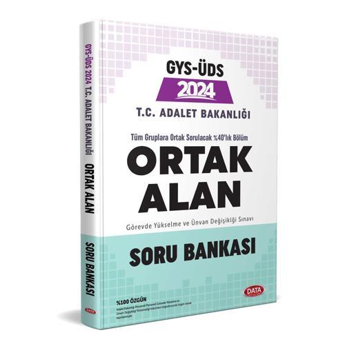 Data 2024 GYS Adalet Bakanlığı Ortak Alan Soru Bankası Görevde Yükselme Data Yayınları