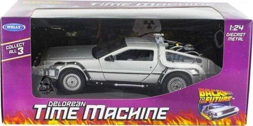 Welly Geleceğe Dönüş Seri 1 Metal Model Araba Efsane Delorean 1:24 Ölçek
