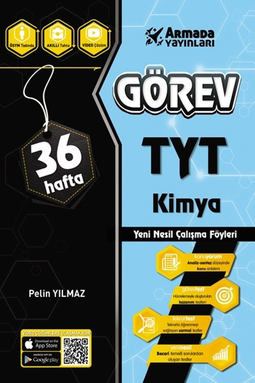 Armada Yayınları Görev Yks Tyt Kimya Çalışma Föyleri (36 Hafta)