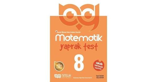 Nitelik Yayınları 8. Sınıf Matematik Yaprak Test