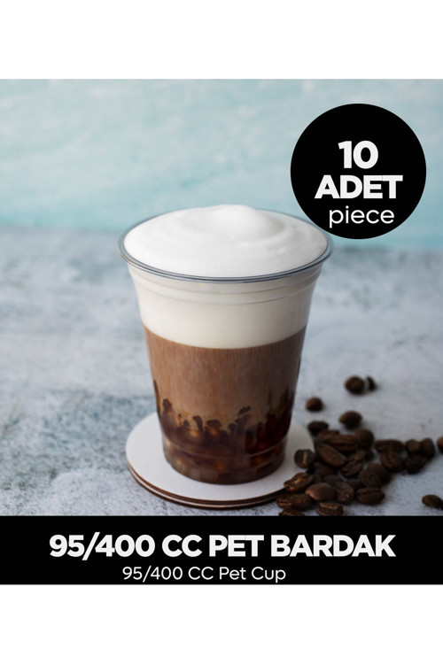 95/400 Cc Pet Bardak - 10 Adet