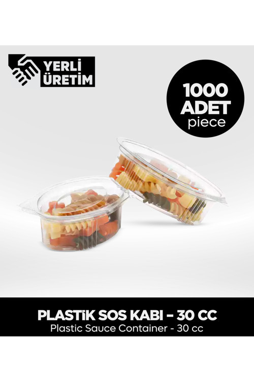 Plastik Sos Kabı – 50 Cc – 1.000 Adet