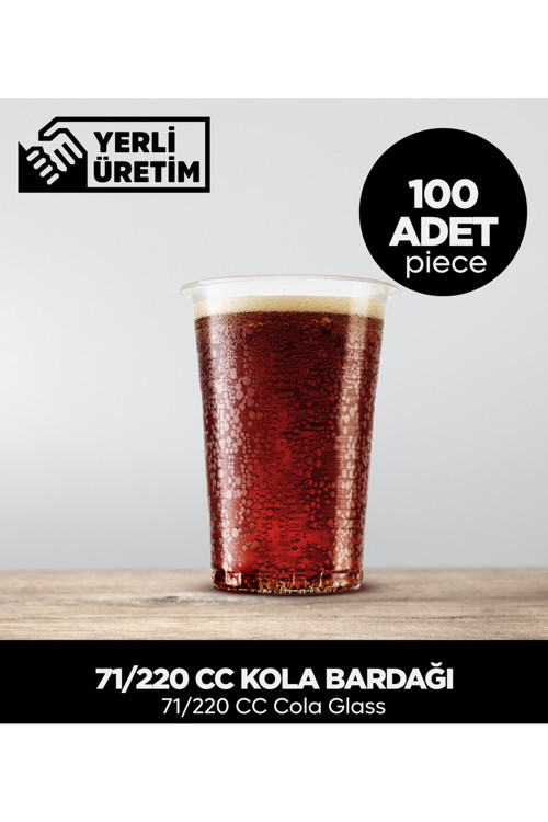71/220 Cc Kola Bardağı 100 Adet