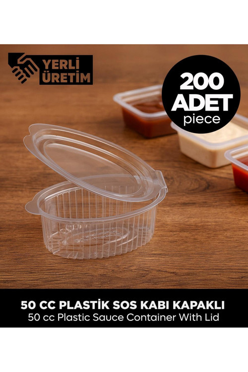 Plastik Sos Kabı – 50 Cc – 200 Adet