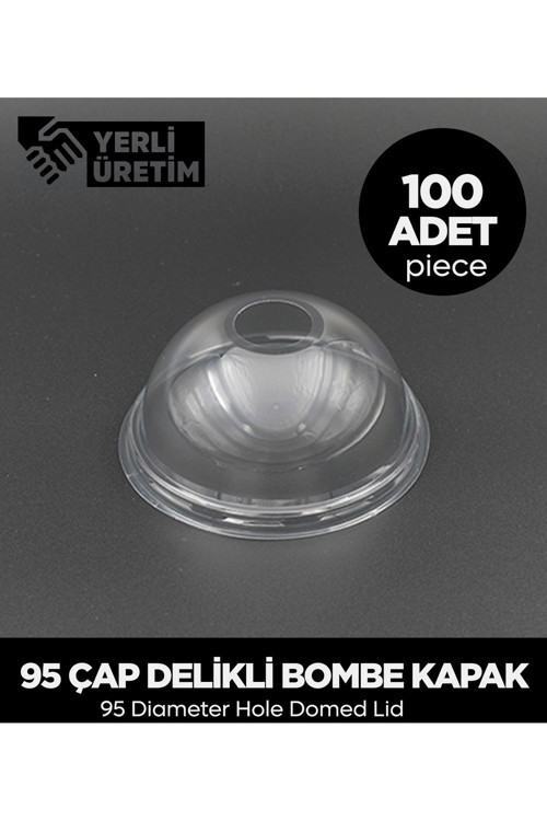 95 Çap Delikli Bombe Kapak – 100 Adet