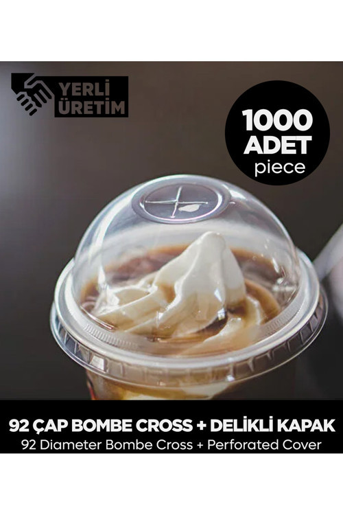 92 Çap Bombe Cross + Delikli Kapak – 1.000 Adet