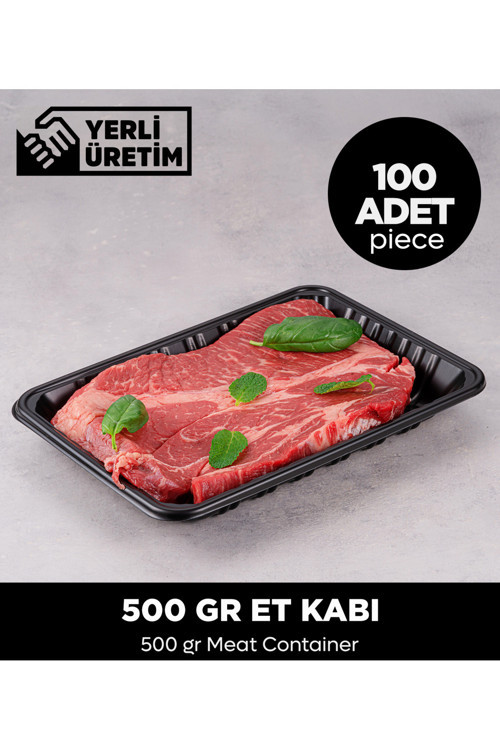 500 Gr Et Kabı 100 Adet