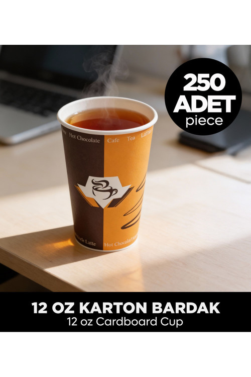 12 Oz Karton Bardak 250 Adet