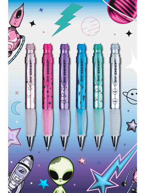 Deep Uçlu Kalem - Uzay Serisi 6'lı Paket