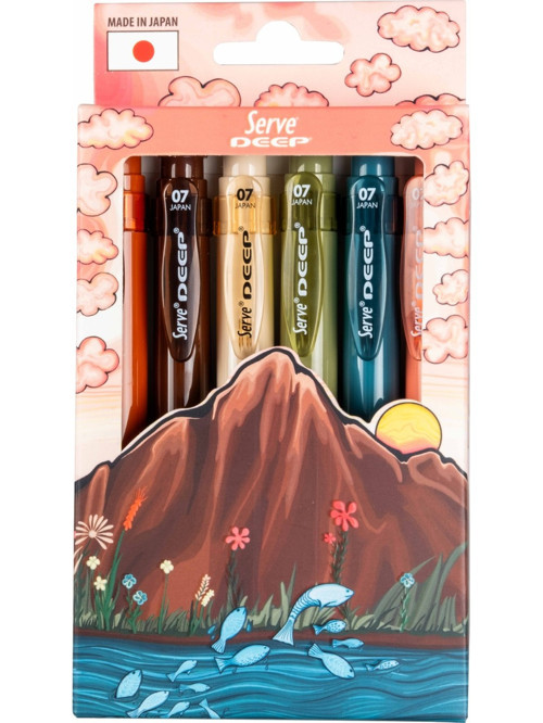 Deep Uçlu Kalem - Toprak Serisi 6'lı Paket