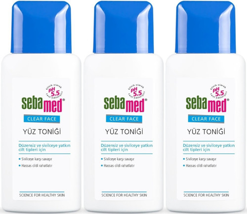 Clear Face Yüz Temizleyici Toniği 200ML (3 Lü Set)