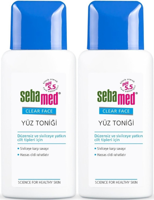 Clear Face Yüz Temizleyici Toniği 200ML (2 Li Set)