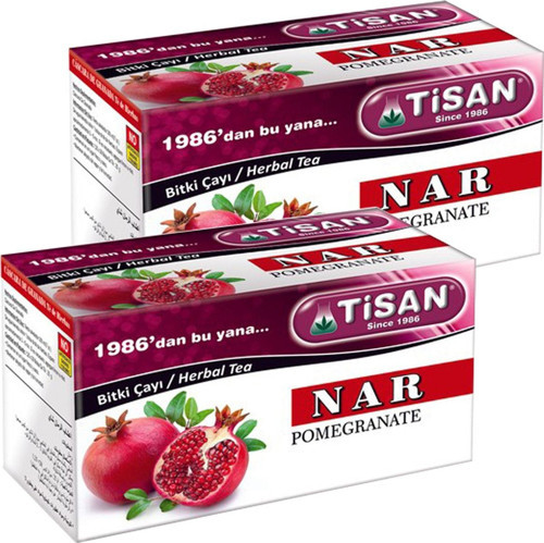 Nar Çayı 2 Paket Sallama Çay Nar Bitkisi Bardak Poşet Çayı 2 Pkt.