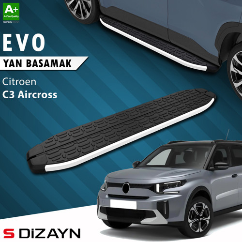 Citroen C3 Aircross 2 Evo Aluminyum Yan Basamak 183 Cm 2024 Üzeri A+ Kalite