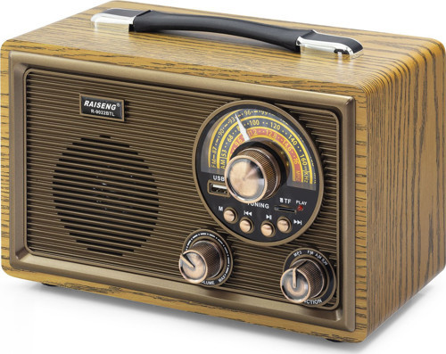 Büro Ev Ofis Hediyesi için 28X15X19CM Bluetooth Nostaljik Fm Hoparlör