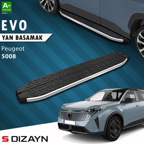 Peugeot 5008 3 Elektrikli Evo Krom Yan Basamak 203 Cm 2024 Üzeri A+ Kalite