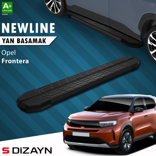 Opel Frontera NewLine Siyah Yan Basamak 183 Cm 2024 Üzeri A+ Kalite