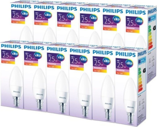 Ess Ledcandle 25W Mum E14 Ince Duy Sarı Işık 12'Li Ekopaket