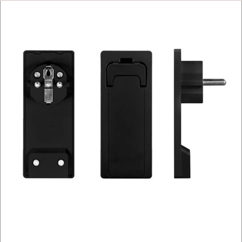 1X16A İnce Fiş (Slim) Siyah