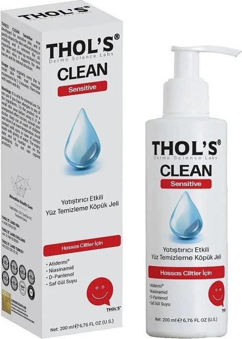 Clean Sensitive Hassas Ciltler İçin Yüz Temizleme Köpük Jeli 200 ml