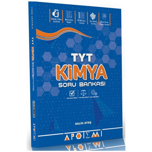 APOTEMİ TYT Kimya Soru Bankası Ciltli-TYT DENEME HEDİYELİ!!