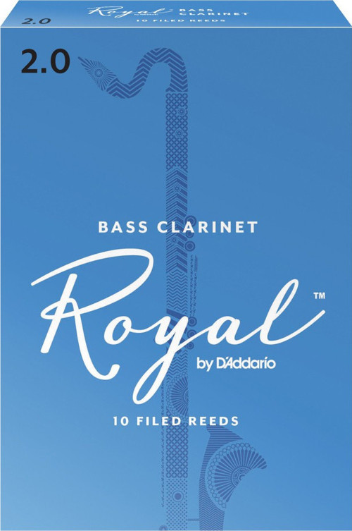 REB1020 Royal Bas Klarnet Kamışı No: 2.0 (Başlangıç/Eğitim) - 10'lu Paket | Yumuşak Başlangıç Kamışı, Kolay Üf