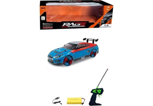 Racerx 1:10 Ölçek Uzaktan Kumandalı Yüksek Hızlı Yarış Arabası (10–15 Km/h) 40 CM