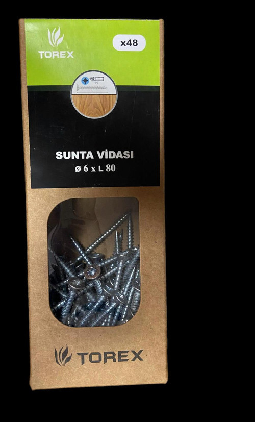 6*80 DIN 7505 SUNTA VİDASI BEK