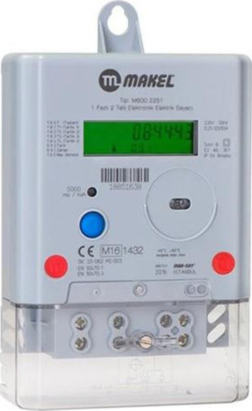 ELEKTRONİK MONOFAZE AKTİF SAYAÇ