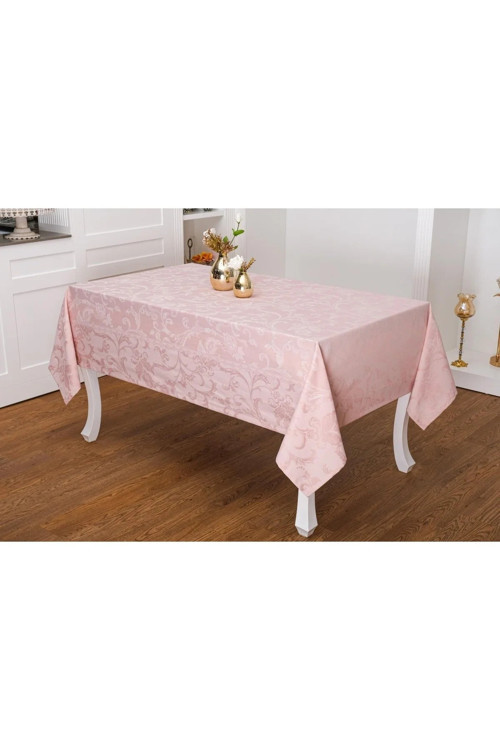 Ipek Lüx Jakar Polycotton Kumaş Pudra Masa Örtüsü 160x350 Cm 1074
