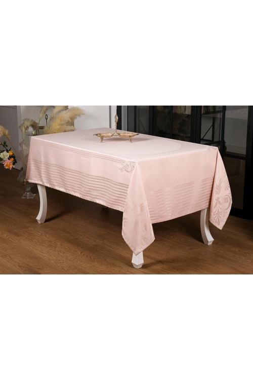 Mona Lüx Jakar Bambu Kumaş Pudra Masa Örtüsü 160x220 Cm 1080