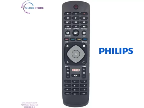 Philips İle Uyumlu 43PUS6031/12 Led Televizyon Kumandası
