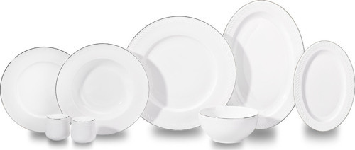 Roma Collection 53 Parça Platin Yemek Takımı A9882