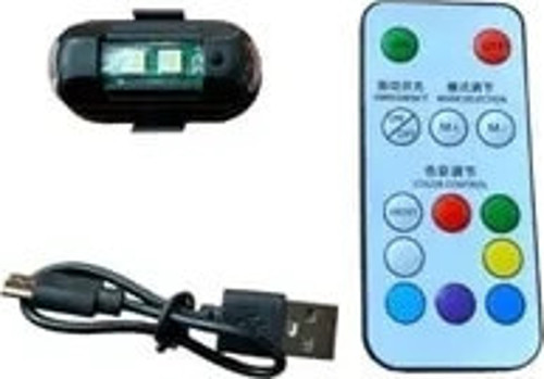 Carub Lamba Uçak Kanadı Çakar Şarjlı Rgb Kumandalı