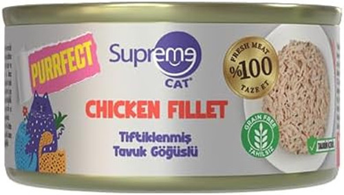 Cat Purrfect Tiftiklenmiş Tavuk Göğüslü Konserve Kedi Maması 70 gr
